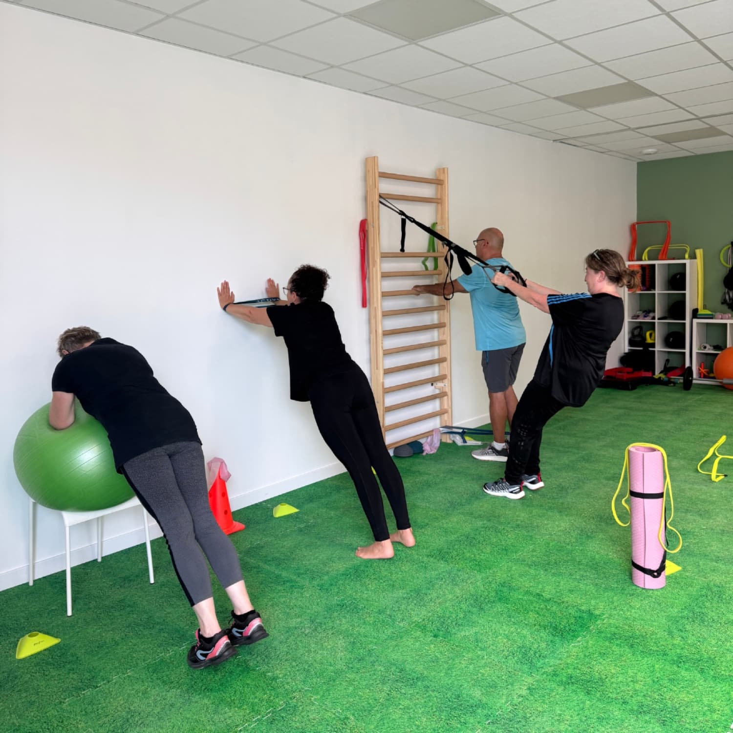 Séance de groupe au centre AB Sport Santé